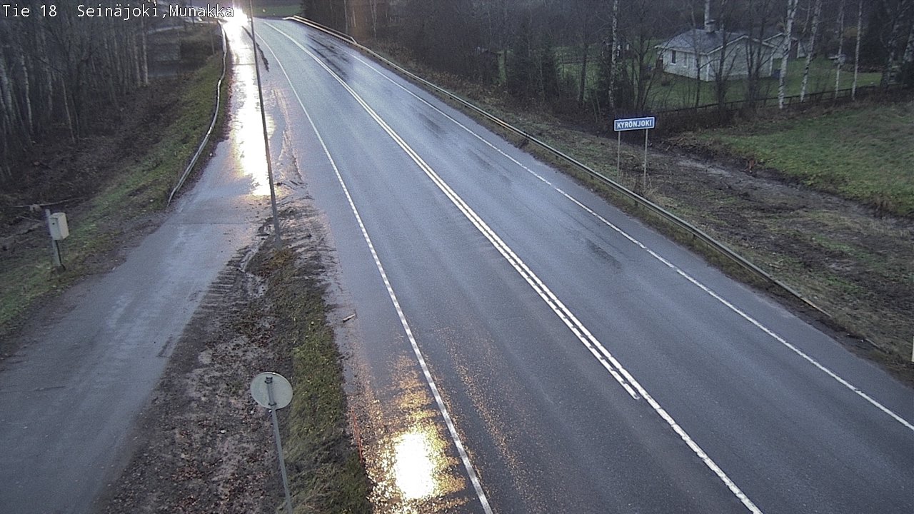 Weather Camera Image Väg 18 Seinäjoki, Munakka, Seinäjoki, Etelä-Pohjanmaa