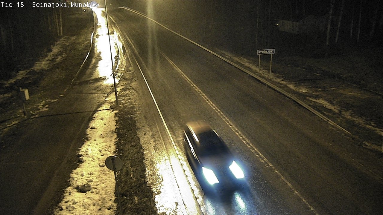 Weather Camera Image Road 18 Seinäjoki, Munakka, Seinäjoki, Etelä-Pohjanmaa