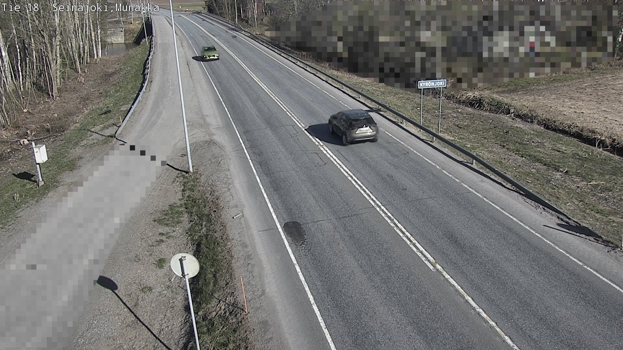 Weather Camera Image Väg 18 Seinäjoki, Munakka, Seinäjoki, Etelä-Pohjanmaa