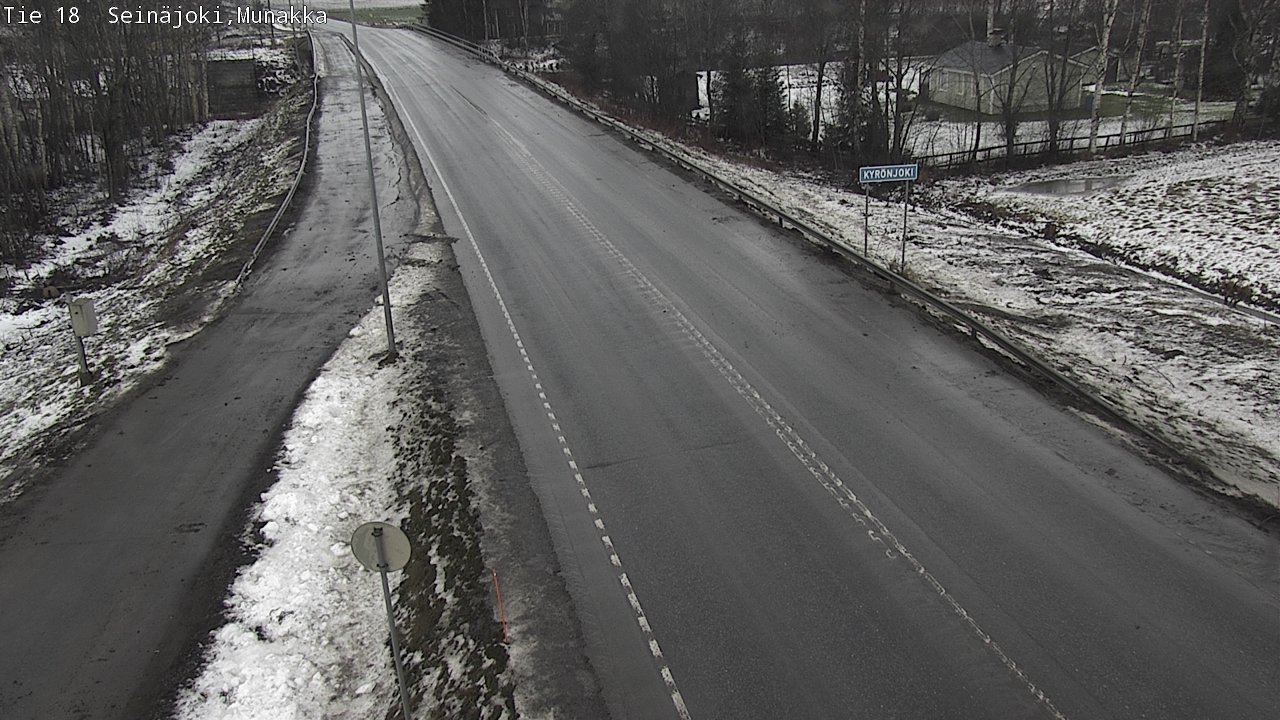 Weather Camera Image Road 18 Seinäjoki, Munakka, Seinäjoki, Etelä-Pohjanmaa