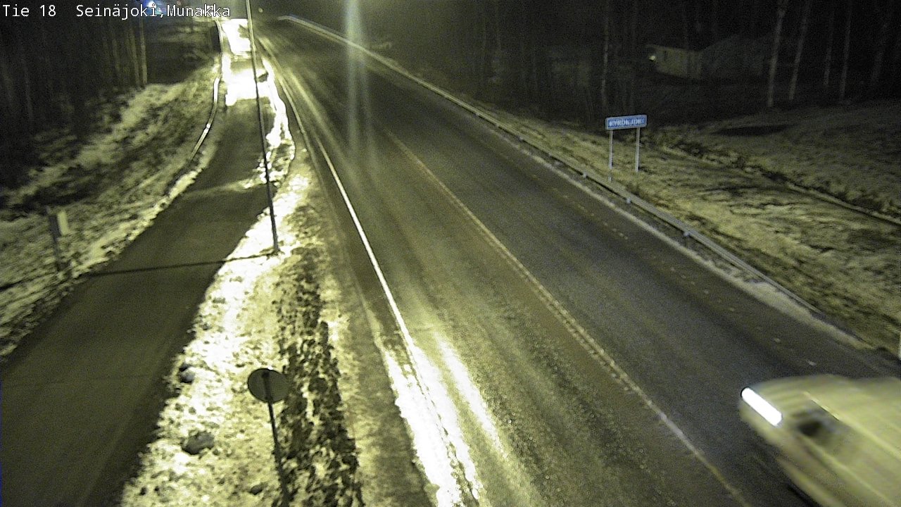 Weather Camera Image Road 18 Seinäjoki, Munakka, Seinäjoki, Etelä-Pohjanmaa