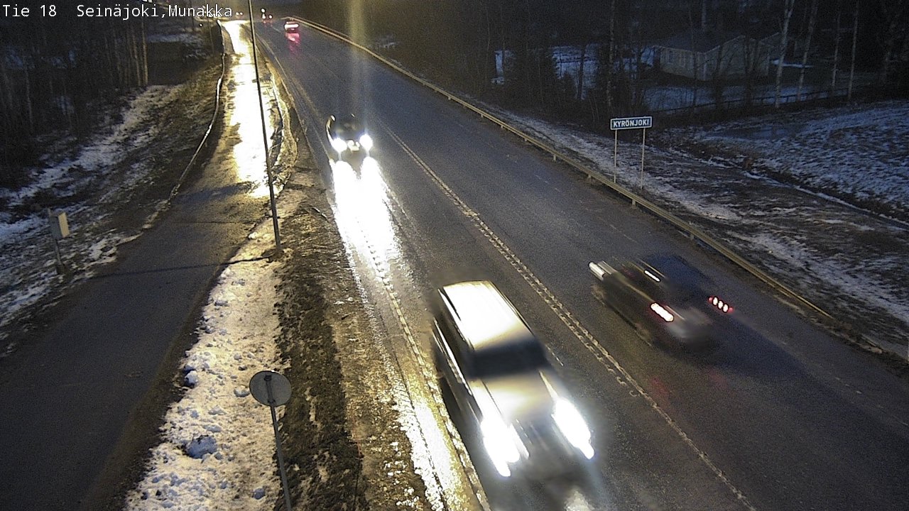 Weather Camera Image Road 18 Seinäjoki, Munakka, Seinäjoki, Etelä-Pohjanmaa