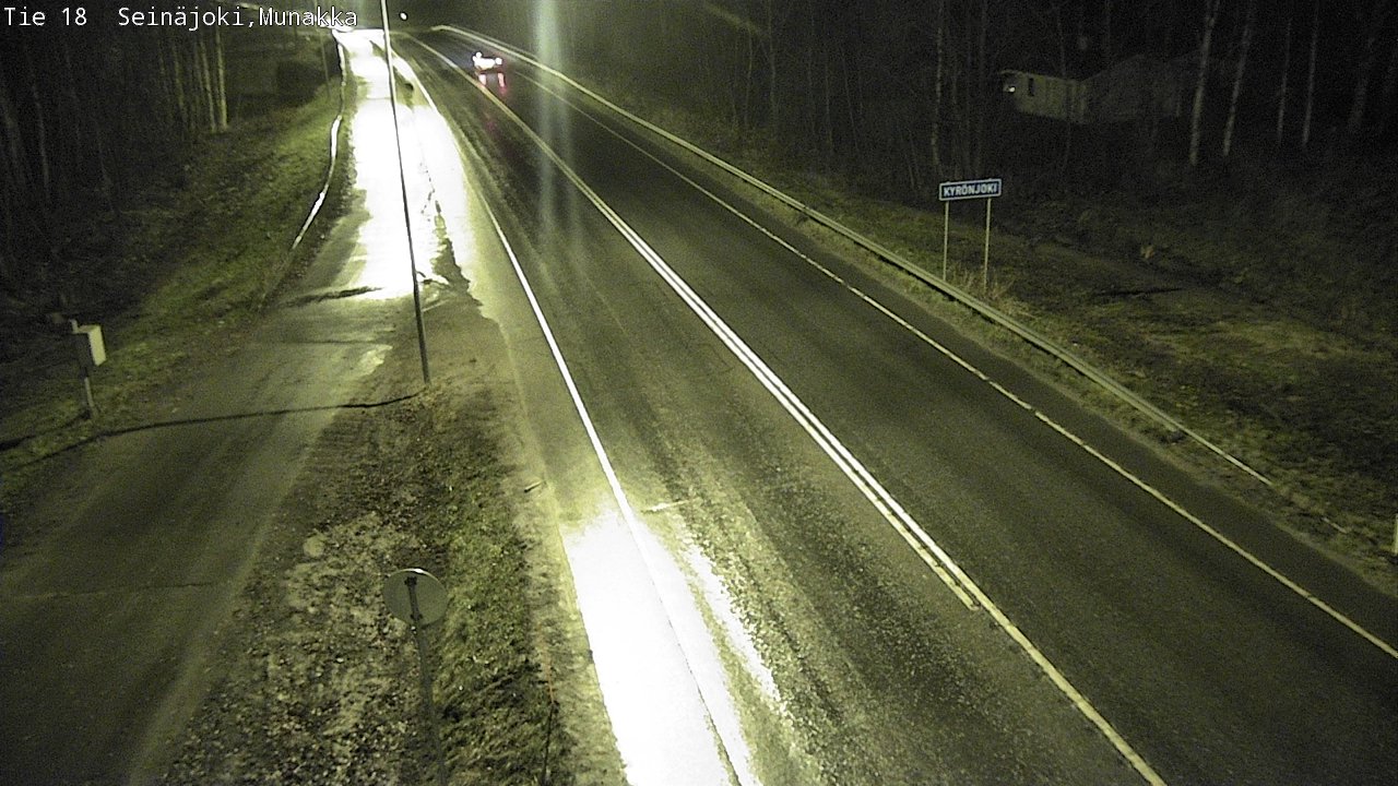 Weather Camera Image Road 18 Seinäjoki, Munakka, Seinäjoki, Etelä-Pohjanmaa