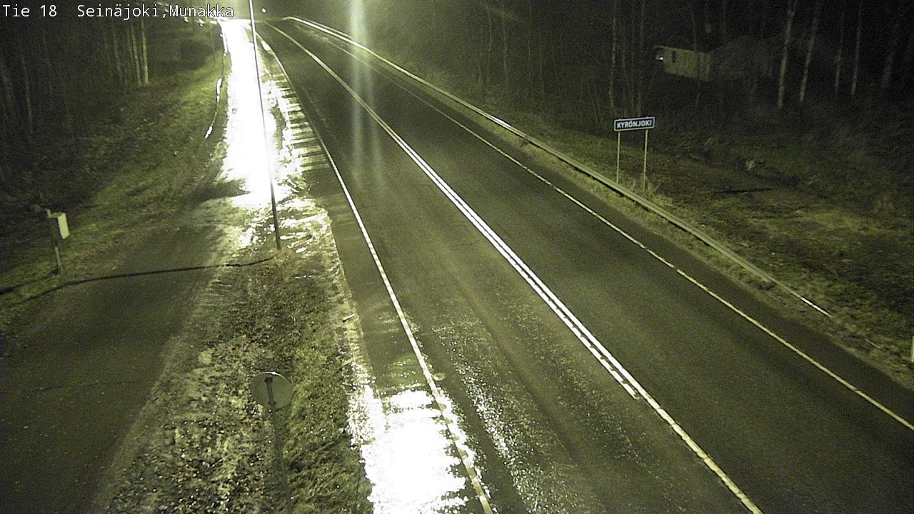 Weather Camera Image Väg 18 Seinäjoki, Munakka, Seinäjoki, Etelä-Pohjanmaa