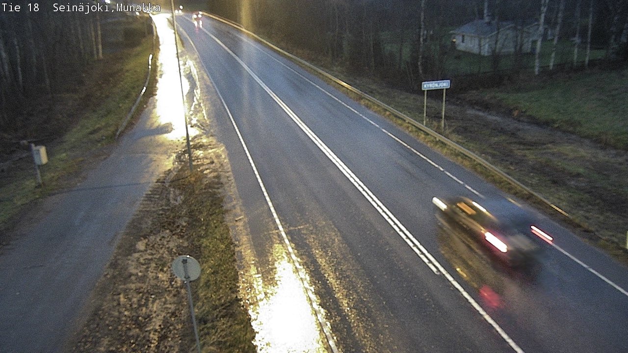 Weather Camera Image Väg 18 Seinäjoki, Munakka, Seinäjoki, Etelä-Pohjanmaa