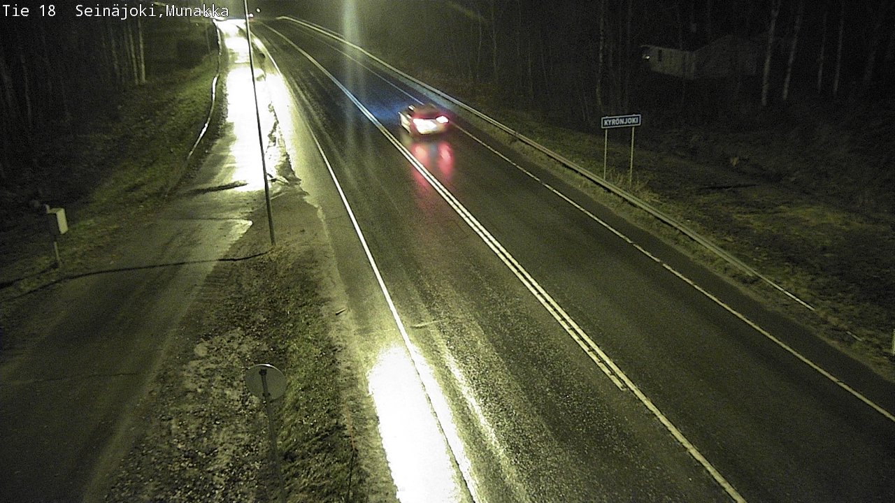Weather Camera Image Road 18 Seinäjoki, Munakka, Seinäjoki, Etelä-Pohjanmaa