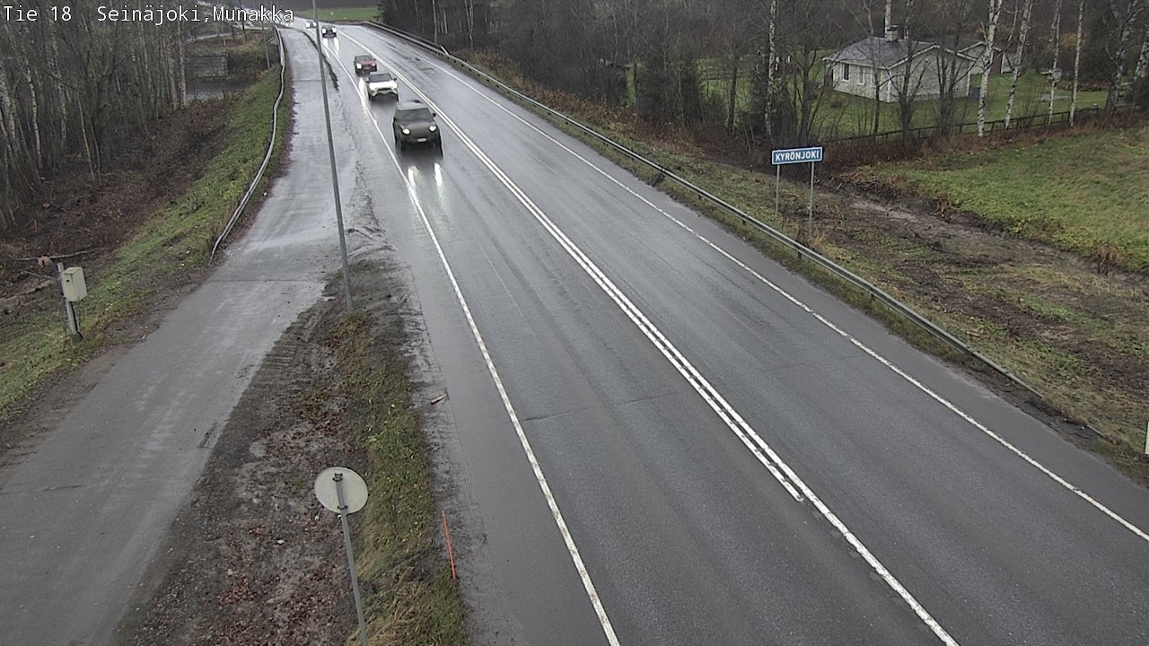 Weather Camera Image Väg 18 Seinäjoki, Munakka, Seinäjoki, Etelä-Pohjanmaa