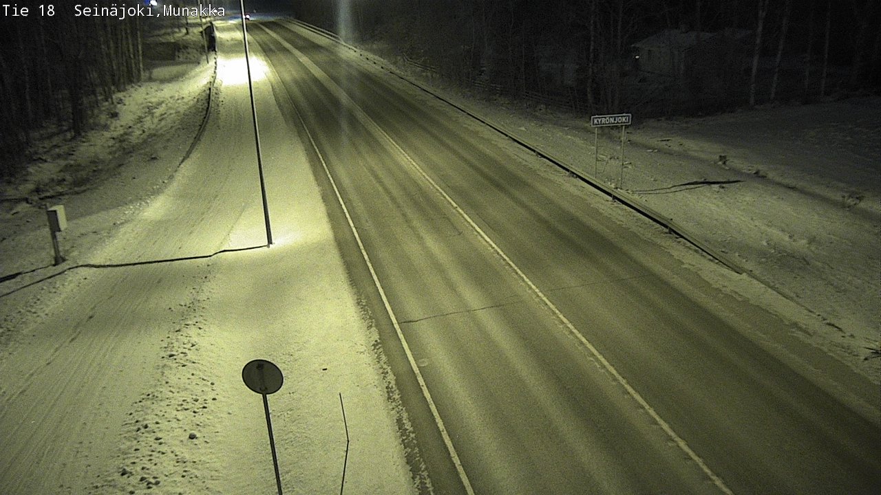 Weather Camera Image Väg 18 Seinäjoki, Munakka, Seinäjoki, Etelä-Pohjanmaa