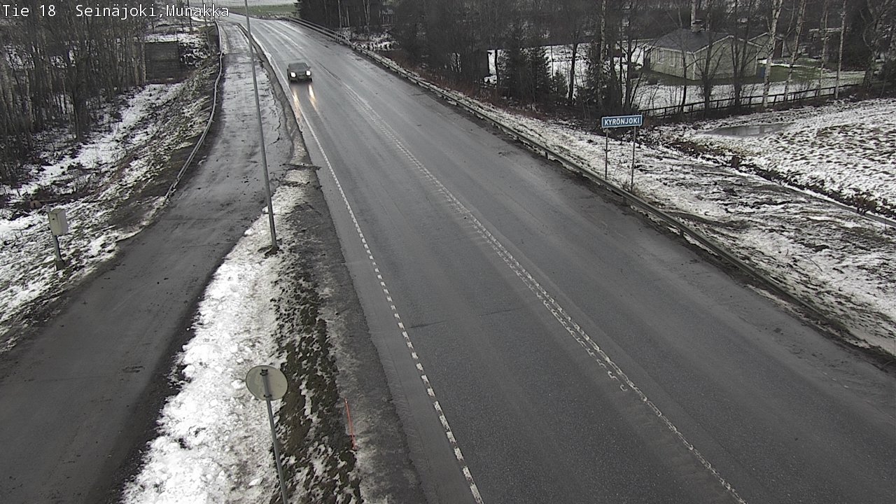 Weather Camera Image Road 18 Seinäjoki, Munakka, Seinäjoki, Etelä-Pohjanmaa