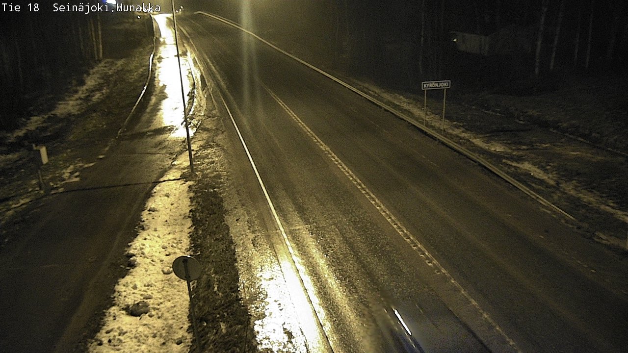 Weather Camera Image Road 18 Seinäjoki, Munakka, Seinäjoki, Etelä-Pohjanmaa