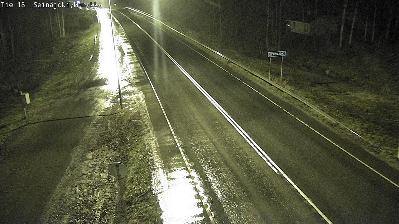Weather Camera Image Väg 18 Seinäjoki, Munakka, Seinäjoki, Etelä-Pohjanmaa