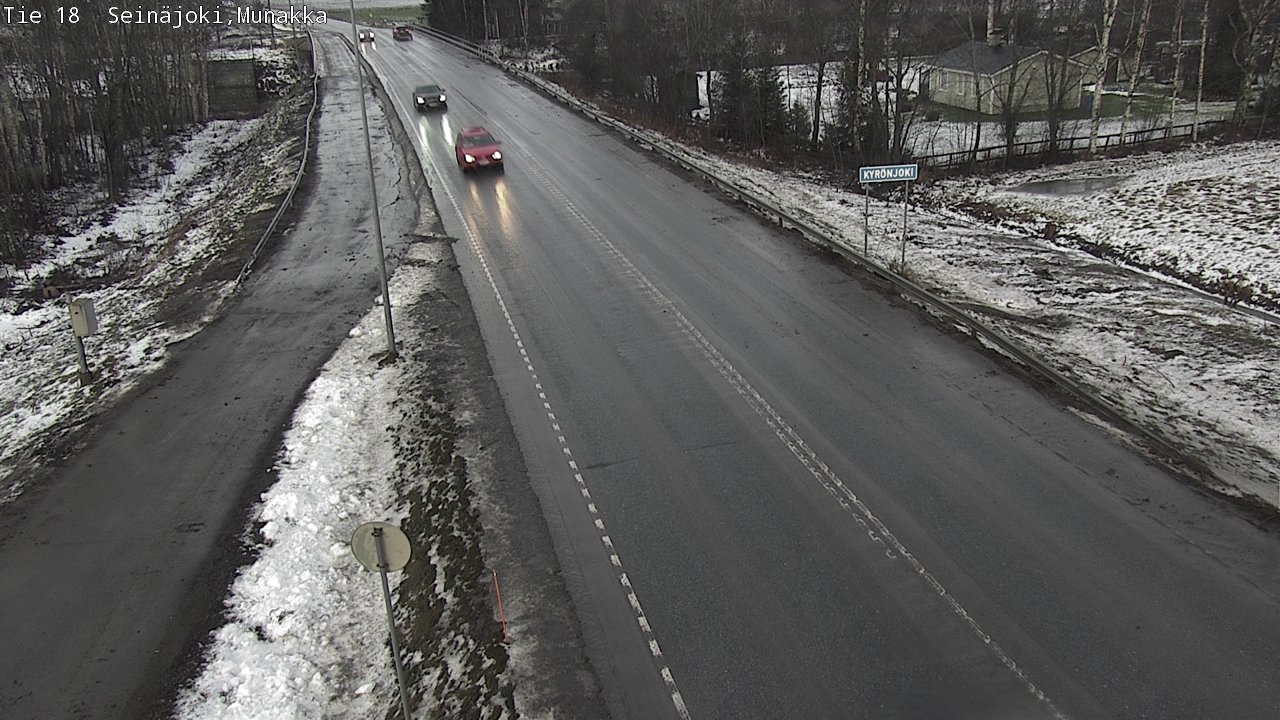 Weather Camera Image Road 18 Seinäjoki, Munakka, Seinäjoki, Etelä-Pohjanmaa