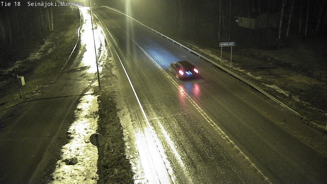Weather Camera Image Road 18 Seinäjoki, Munakka, Seinäjoki, Etelä-Pohjanmaa