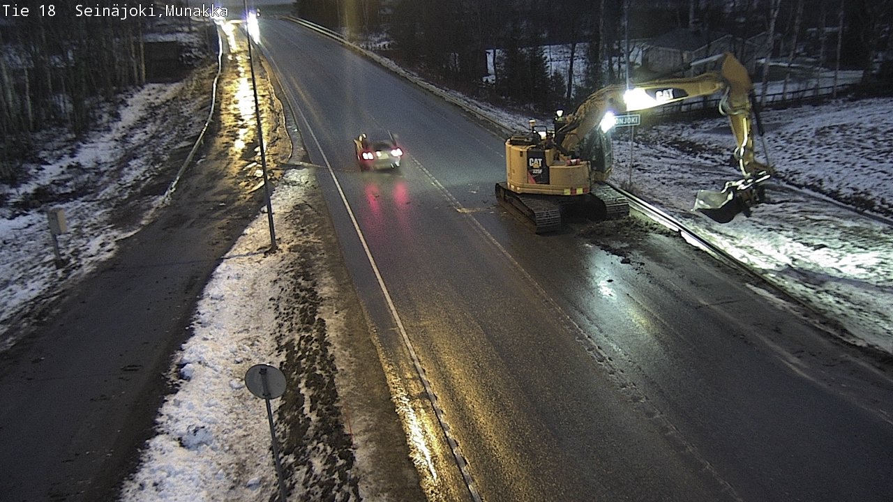 Weather Camera Image Road 18 Seinäjoki, Munakka, Seinäjoki, Etelä-Pohjanmaa