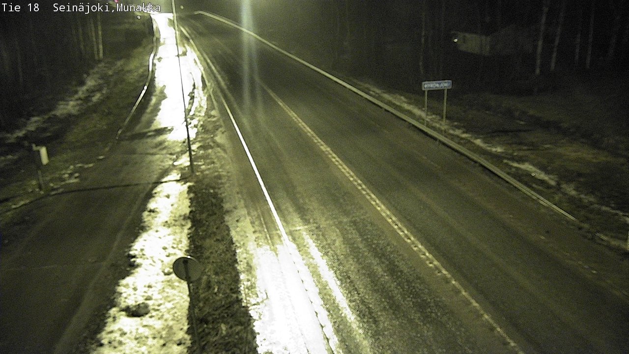 Weather Camera Image Road 18 Seinäjoki, Munakka, Seinäjoki, Etelä-Pohjanmaa