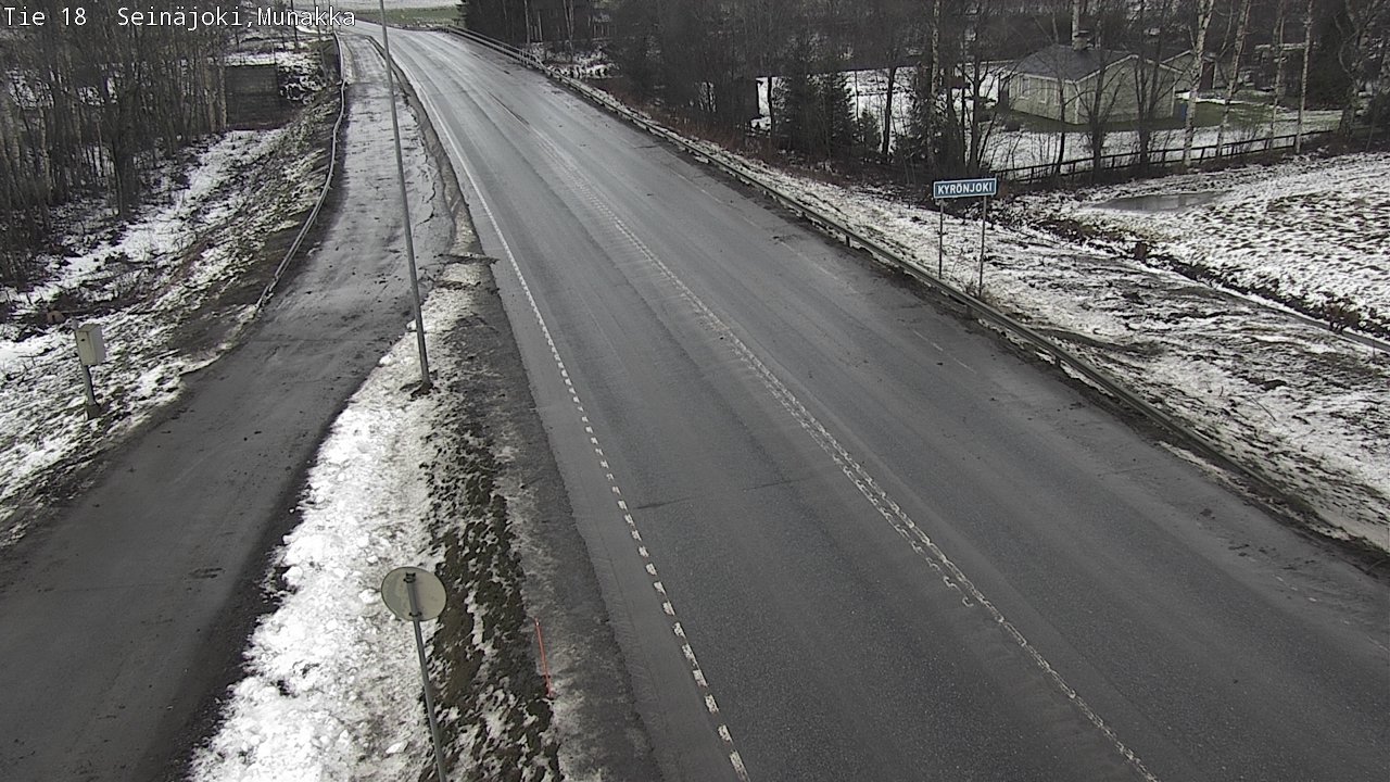 Weather Camera Image Road 18 Seinäjoki, Munakka, Seinäjoki, Etelä-Pohjanmaa