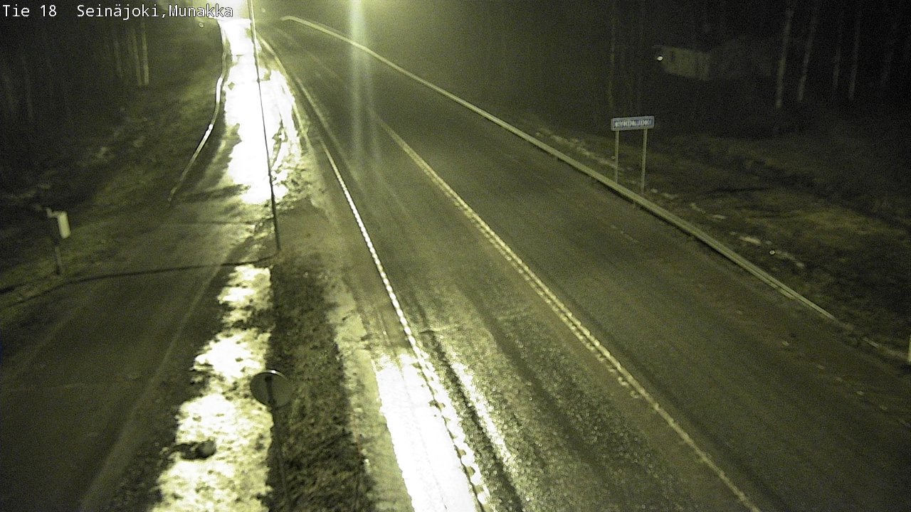 Weather Camera Image Väg 18 Seinäjoki, Munakka, Seinäjoki, Etelä-Pohjanmaa