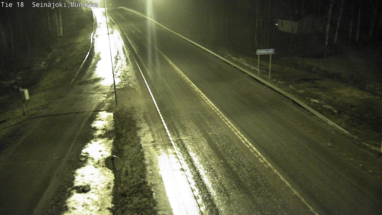 Weather Camera Image Väg 18 Seinäjoki, Munakka, Seinäjoki, Etelä-Pohjanmaa