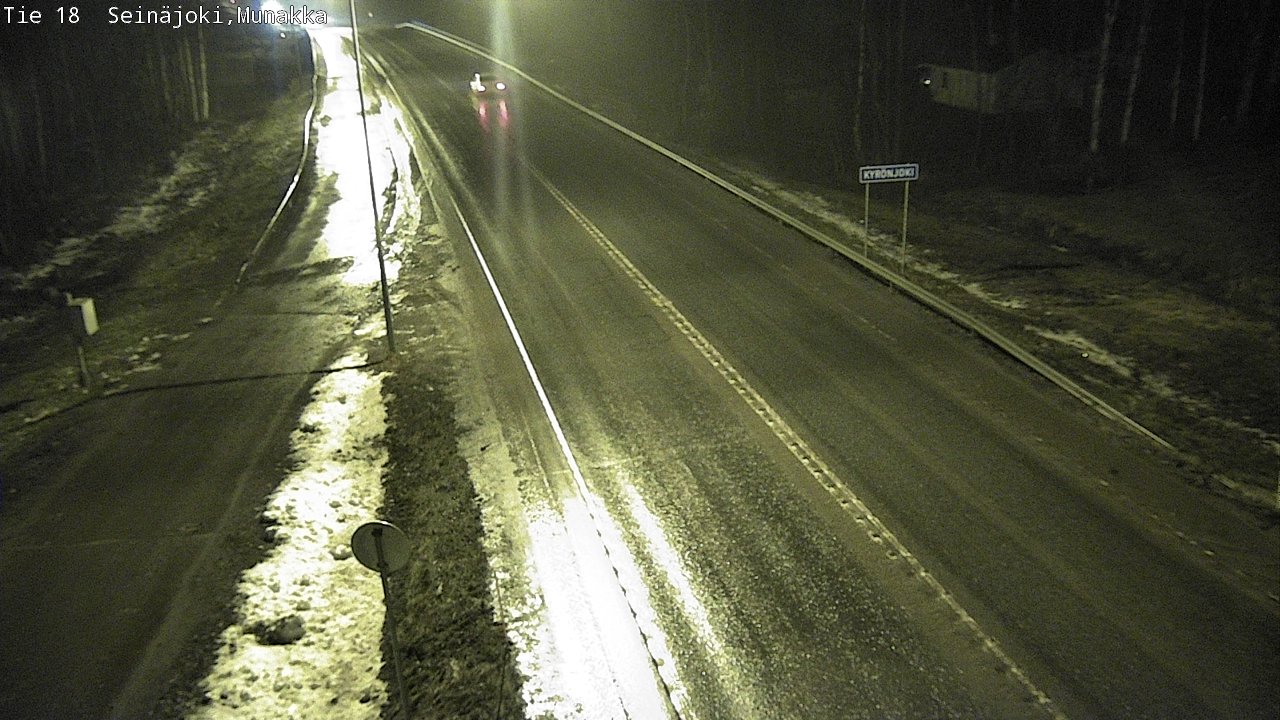 Weather Camera Image Road 18 Seinäjoki, Munakka, Seinäjoki, Etelä-Pohjanmaa