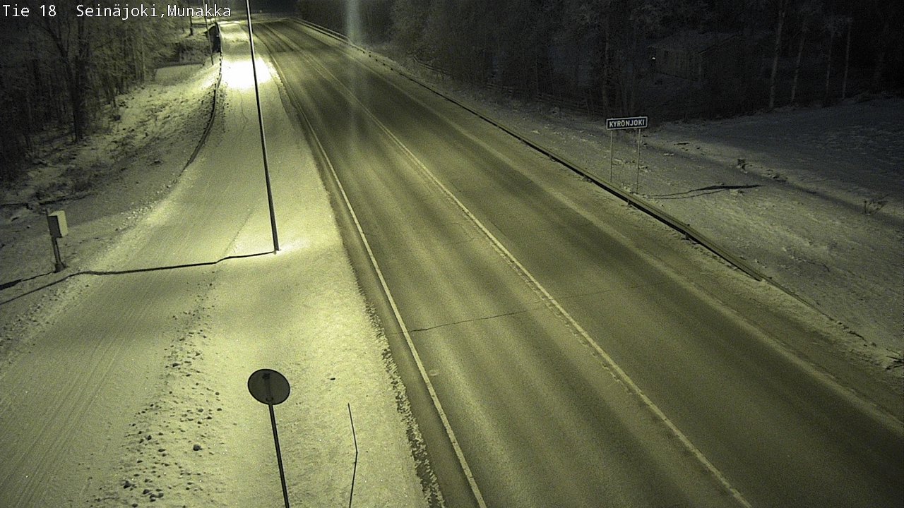 Weather Camera Image Väg 18 Seinäjoki, Munakka, Seinäjoki, Etelä-Pohjanmaa