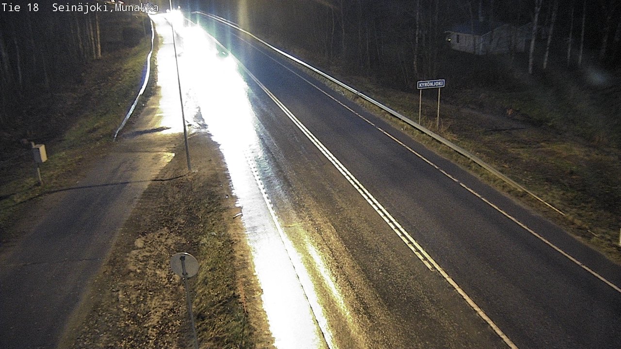 Weather Camera Image Road 18 Seinäjoki, Munakka, Seinäjoki, Etelä-Pohjanmaa