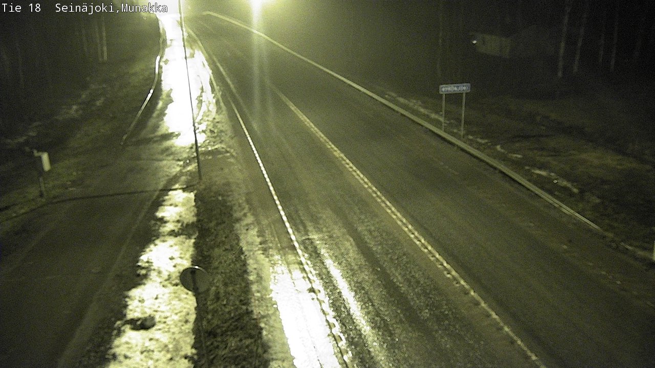 Weather Camera Image Väg 18 Seinäjoki, Munakka, Seinäjoki, Etelä-Pohjanmaa