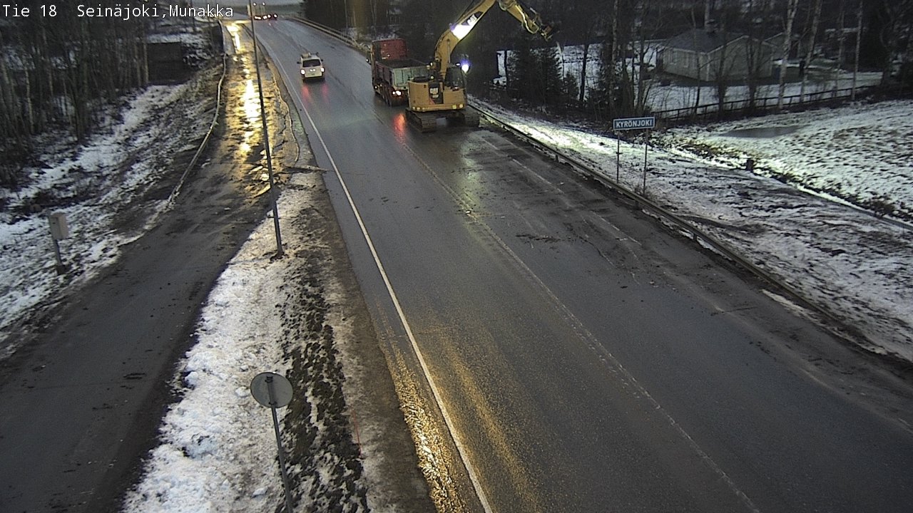 Weather Camera Image Road 18 Seinäjoki, Munakka, Seinäjoki, Etelä-Pohjanmaa