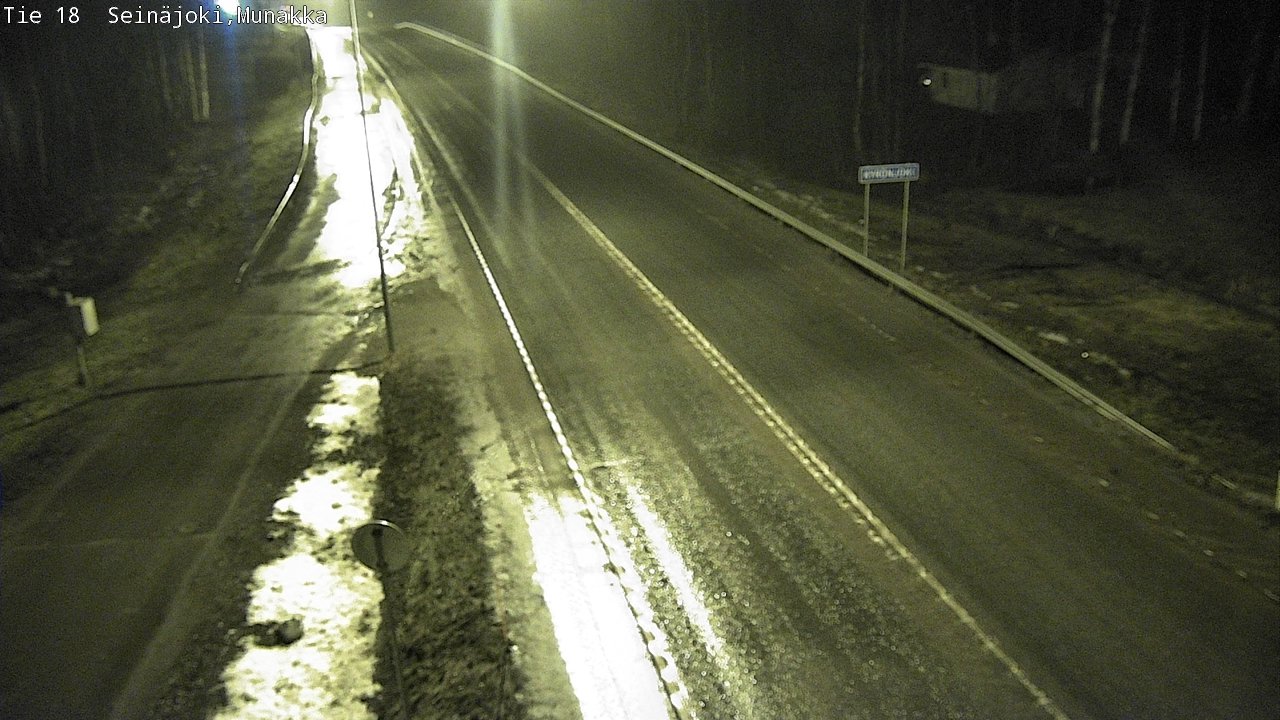 Weather Camera Image Väg 18 Seinäjoki, Munakka, Seinäjoki, Etelä-Pohjanmaa