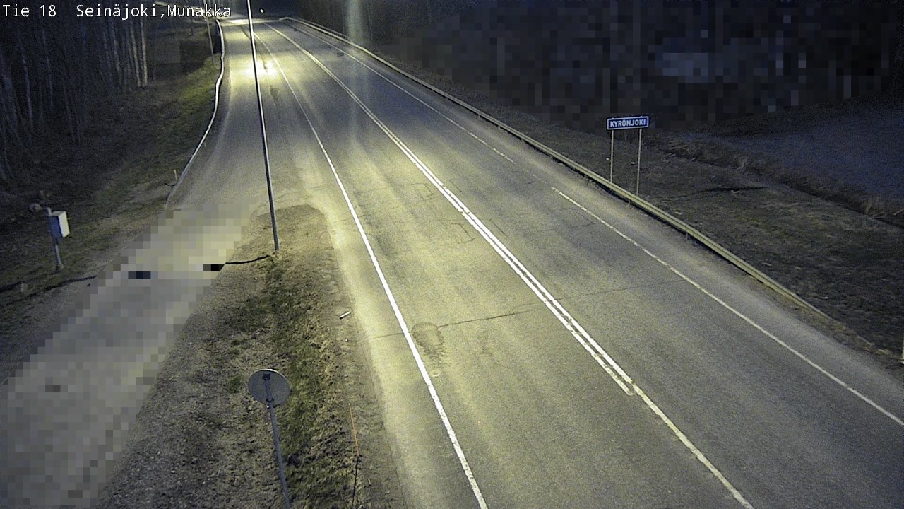Weather Camera Image Väg 18 Seinäjoki, Munakka, Seinäjoki, Etelä-Pohjanmaa