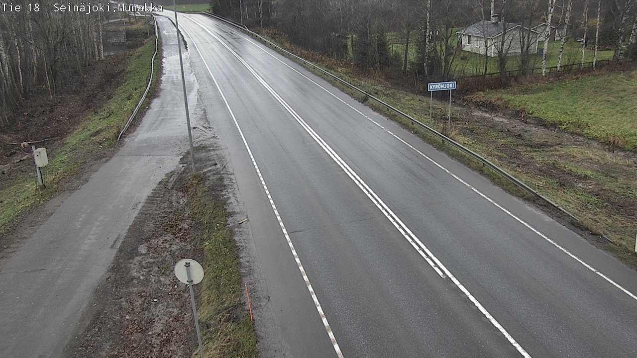 Weather Camera Image Väg 18 Seinäjoki, Munakka, Seinäjoki, Etelä-Pohjanmaa