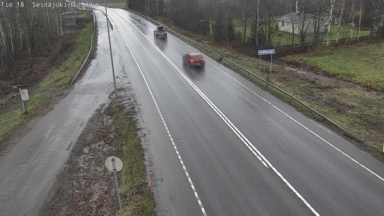Weather Camera Image Väg 18 Seinäjoki, Munakka, Seinäjoki, Etelä-Pohjanmaa