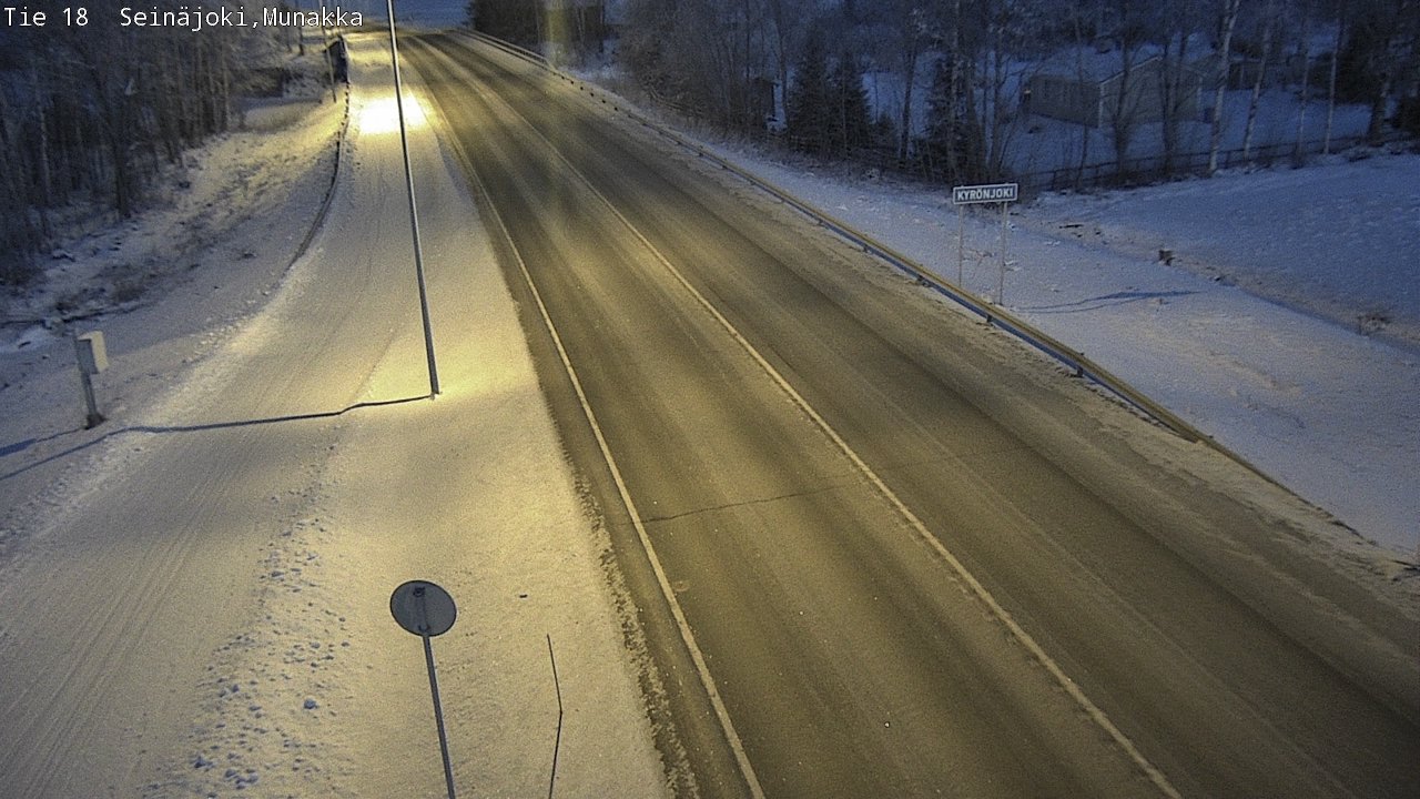 Weather Camera Image Road 18 Seinäjoki, Munakka, Seinäjoki, Etelä-Pohjanmaa