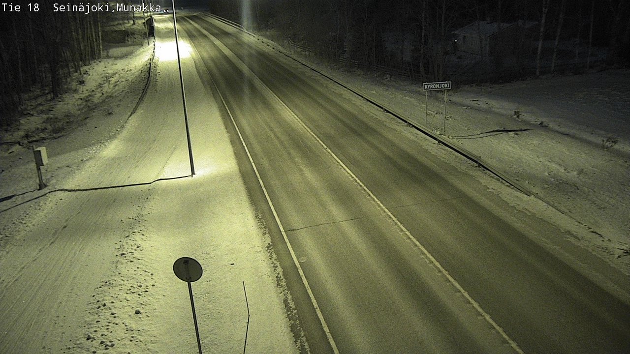 Weather Camera Image Väg 18 Seinäjoki, Munakka, Seinäjoki, Etelä-Pohjanmaa