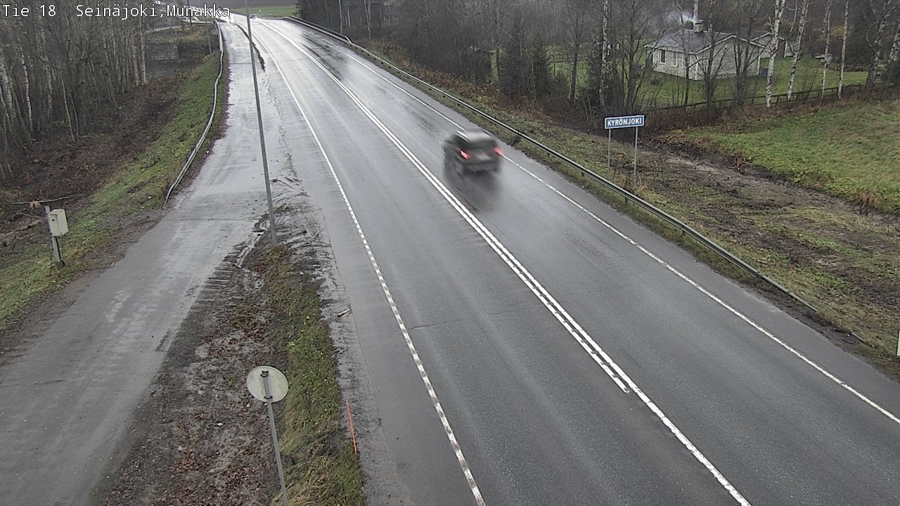 Weather Camera Image Väg 18 Seinäjoki, Munakka, Seinäjoki, Etelä-Pohjanmaa