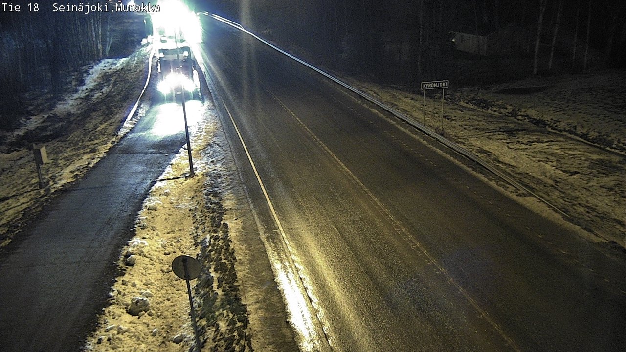 Weather Camera Image Road 18 Seinäjoki, Munakka, Seinäjoki, Etelä-Pohjanmaa