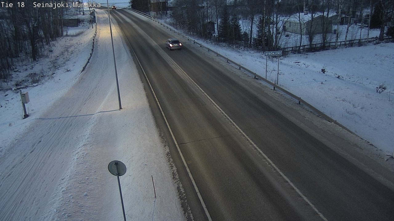 Weather Camera Image Road 18 Seinäjoki, Munakka, Seinäjoki, Etelä-Pohjanmaa