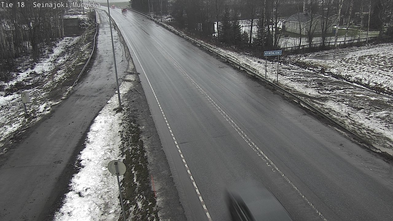 Weather Camera Image Road 18 Seinäjoki, Munakka, Seinäjoki, Etelä-Pohjanmaa