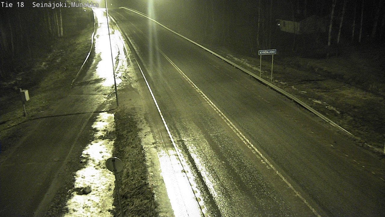 Weather Camera Image Väg 18 Seinäjoki, Munakka, Seinäjoki, Etelä-Pohjanmaa