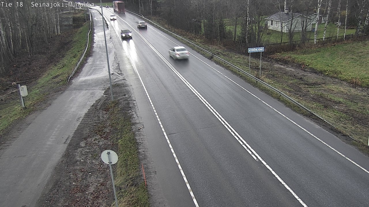 Weather Camera Image Väg 18 Seinäjoki, Munakka, Seinäjoki, Etelä-Pohjanmaa
