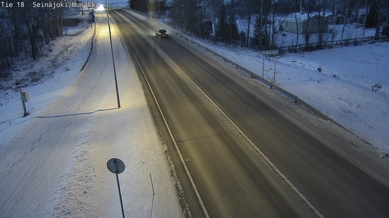 Weather Camera Image Road 18 Seinäjoki, Munakka, Seinäjoki, Etelä-Pohjanmaa