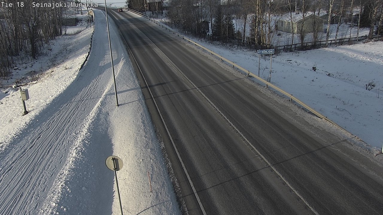 Weather Camera Image Road 18 Seinäjoki, Munakka, Seinäjoki, Etelä-Pohjanmaa