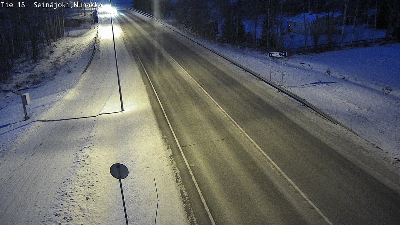 Weather Camera Image Road 18 Seinäjoki, Munakka, Seinäjoki, Etelä-Pohjanmaa