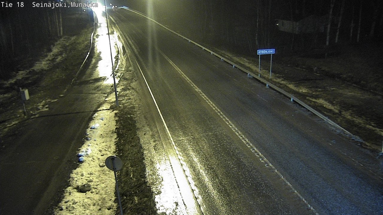 Weather Camera Image Road 18 Seinäjoki, Munakka, Seinäjoki, Etelä-Pohjanmaa