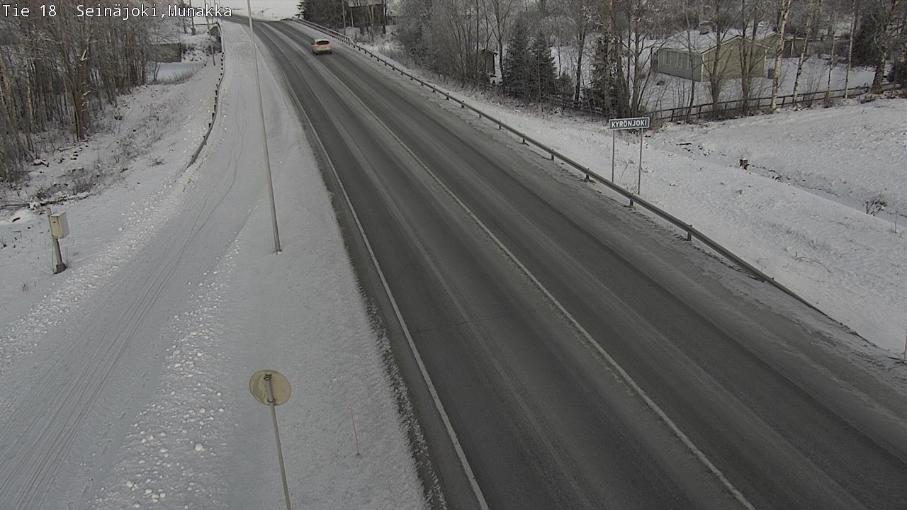 Weather Camera Image Road 18 Seinäjoki, Munakka, Seinäjoki, Etelä-Pohjanmaa