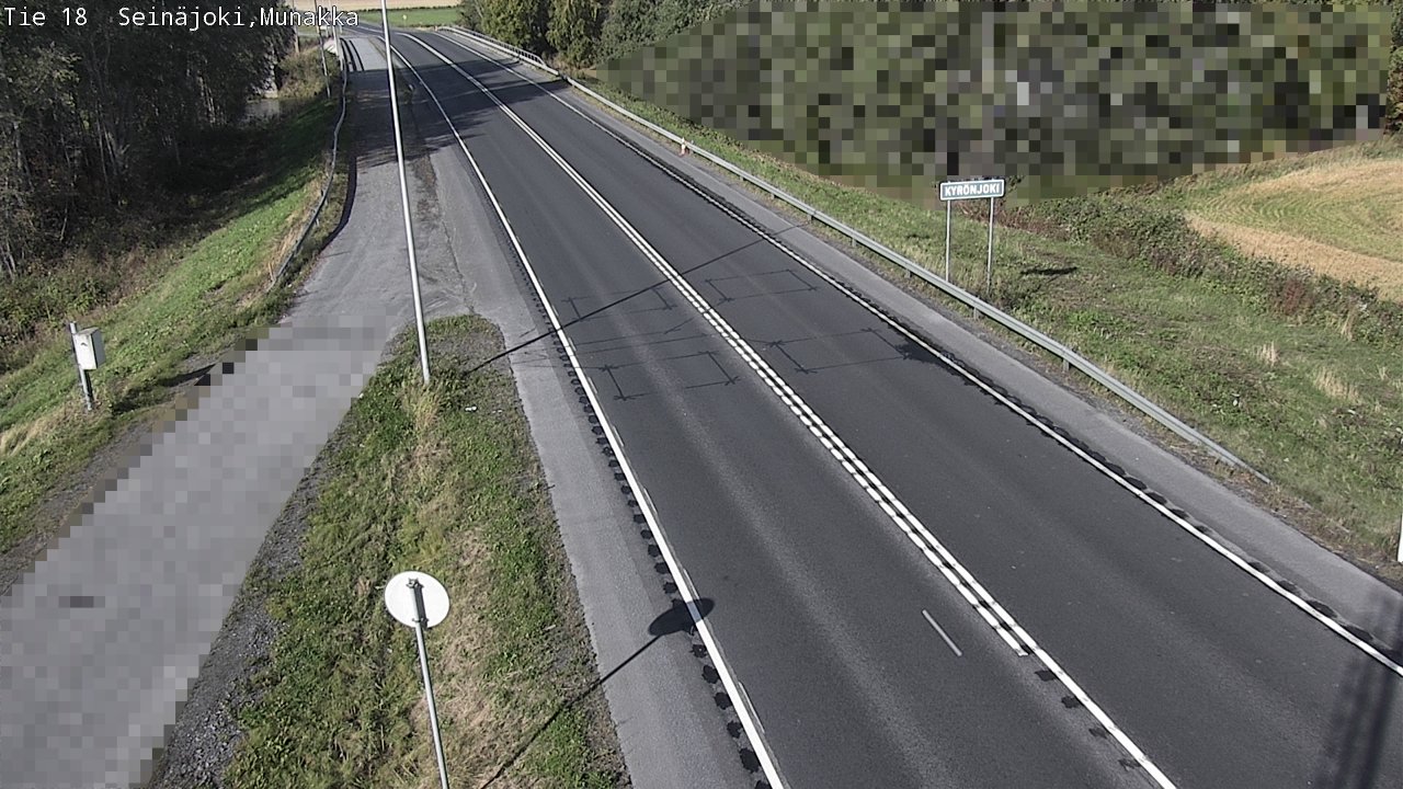 Weather Camera Image Road 18 Seinäjoki, Munakka, Seinäjoki, Etelä-Pohjanmaa