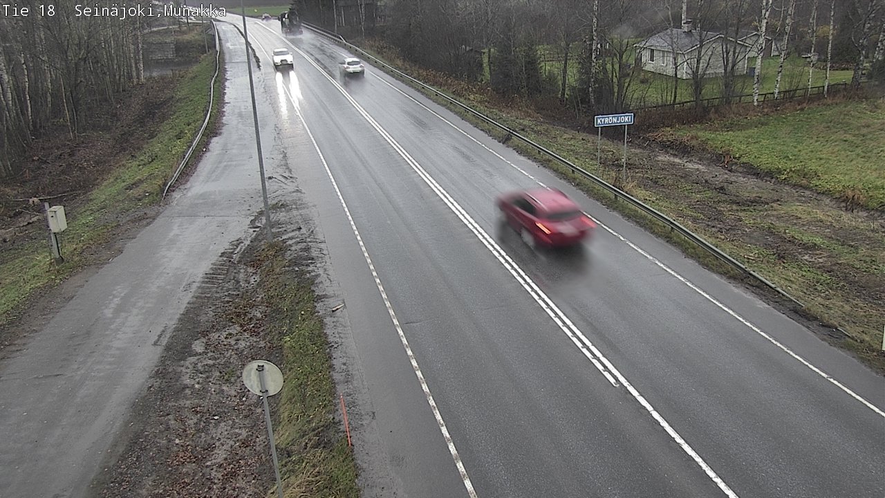 Weather Camera Image Väg 18 Seinäjoki, Munakka, Seinäjoki, Etelä-Pohjanmaa
