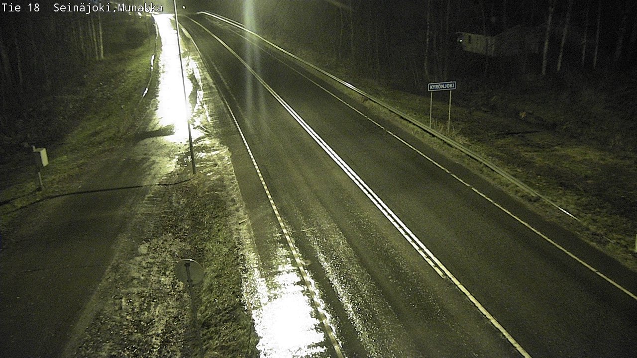 Weather Camera Image Väg 18 Seinäjoki, Munakka, Seinäjoki, Etelä-Pohjanmaa