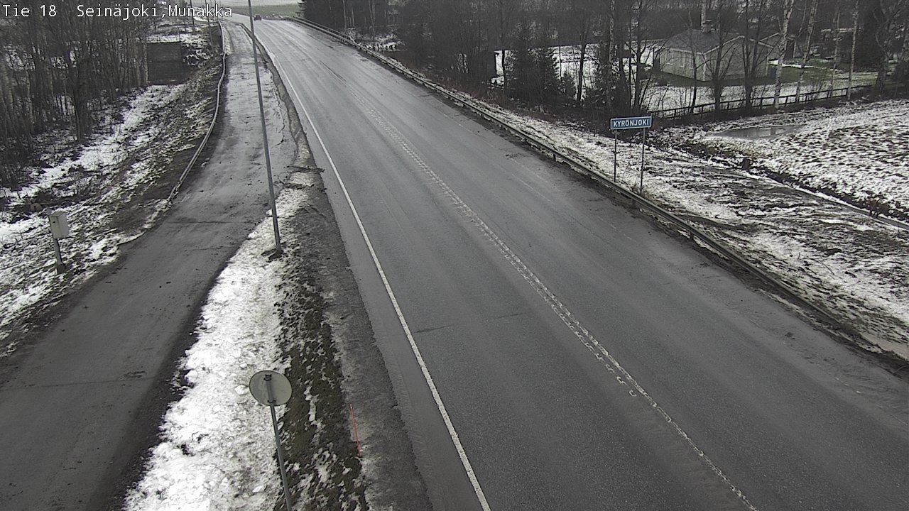 Weather Camera Image Road 18 Seinäjoki, Munakka, Seinäjoki, Etelä-Pohjanmaa