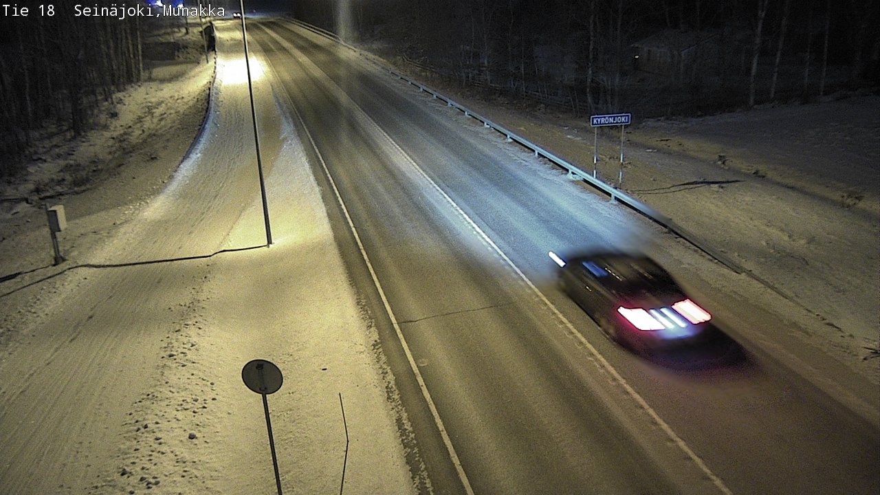 Weather Camera Image Road 18 Seinäjoki, Munakka, Seinäjoki, Etelä-Pohjanmaa