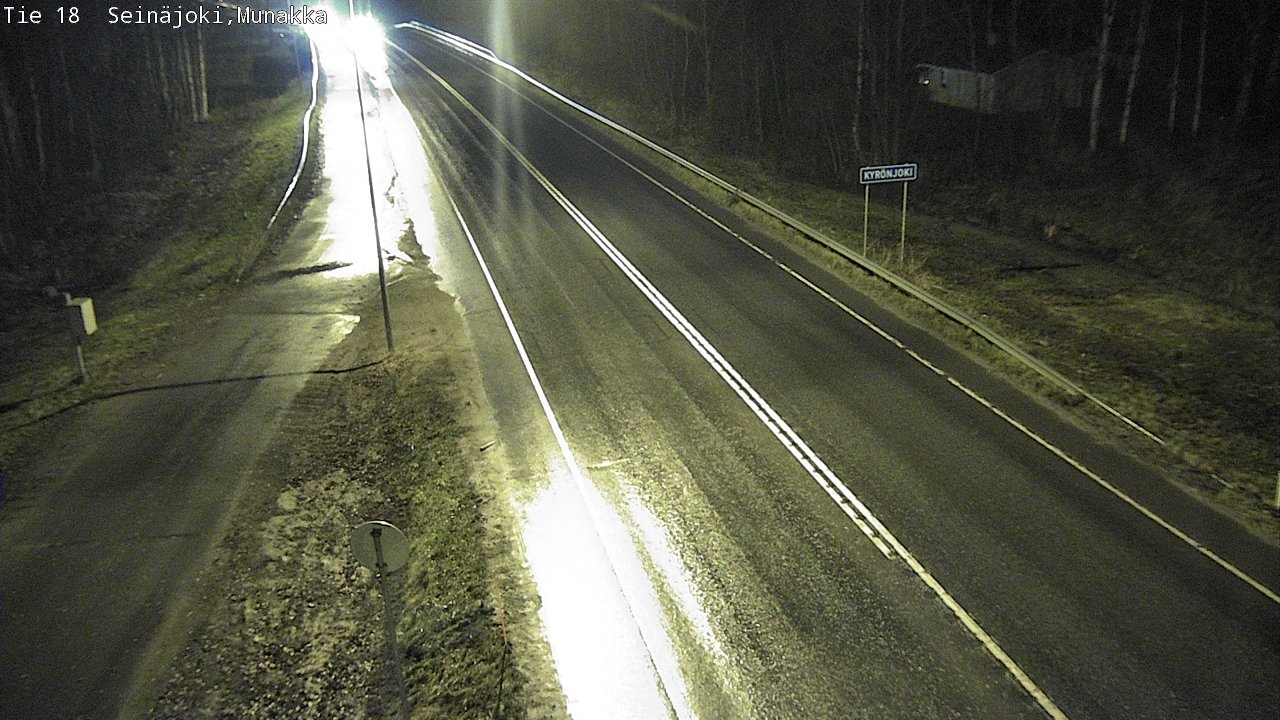 Weather Camera Image Road 18 Seinäjoki, Munakka, Seinäjoki, Etelä-Pohjanmaa